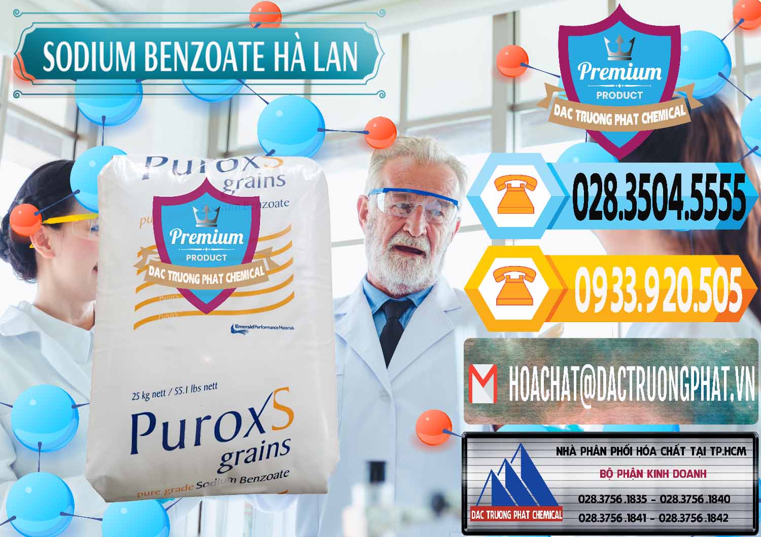 Nơi chuyên nhập khẩu _ bán Sodium Benzoate - Mốc Bột Puroxs Hà Lan Netherlands - 0467 - Cty cung cấp & phân phối hóa chất tại TP.HCM - hoachattayrua.net