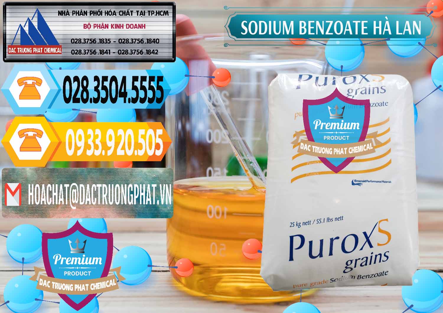 Cty chuyên bán _ cung ứng Sodium Benzoate - Mốc Bột Puroxs Hà Lan Netherlands - 0467 - Đơn vị nhập khẩu ( phân phối ) hóa chất tại TP.HCM - hoachattayrua.net