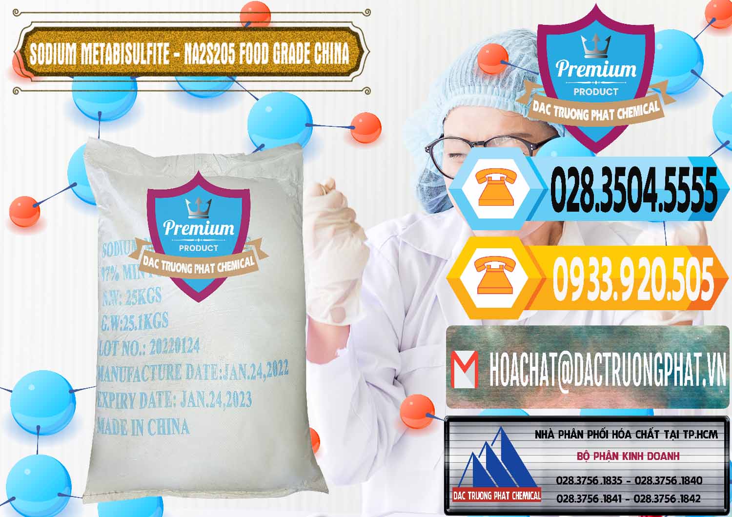Chuyên bán & cung cấp Sodium Metabisulfite - NA2S2O5 Food Grade Trung Quốc China - 0485 - Kinh doanh ( cung cấp ) hóa chất tại TP.HCM - hoachattayrua.net