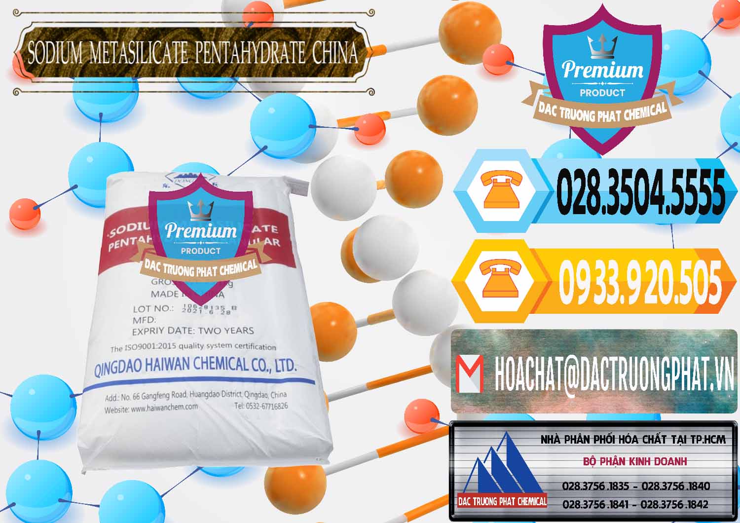 Công ty chuyên bán - cung cấp Sodium Metasilicate Pentahydrate – Silicate Bột Qingdao Trung Quốc China - 0452 - Nơi chuyên bán ( cung cấp ) hóa chất tại TP.HCM - hoachattayrua.net