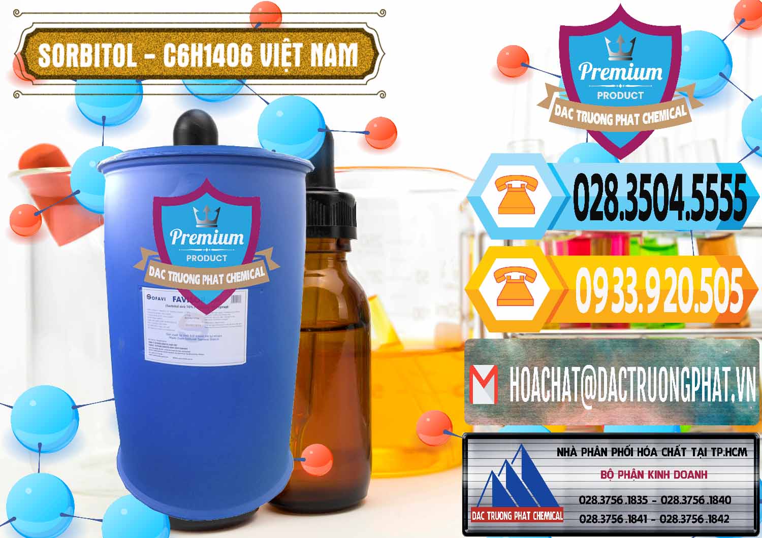 Công ty chuyên phân phối _ cung ứng Sorbitol - C6H14O6 Lỏng 70% Food Grade Việt Nam - 0438 - Đơn vị chuyên bán & phân phối hóa chất tại TP.HCM - hoachattayrua.net