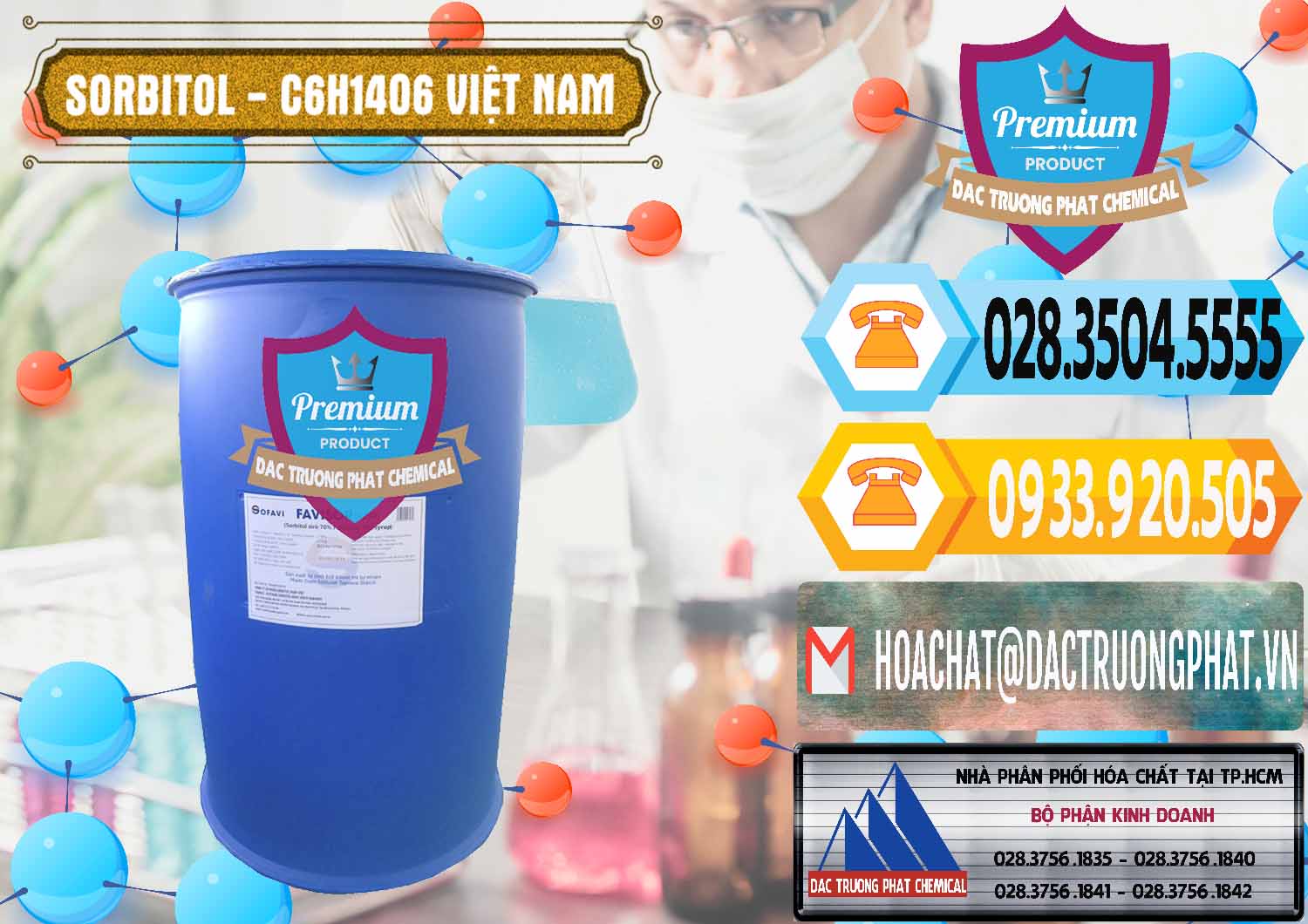 Cty chuyên bán - cung cấp Sorbitol - C6H14O6 Lỏng 70% Food Grade Việt Nam - 0438 - Phân phối & bán hóa chất tại TP.HCM - hoachattayrua.net