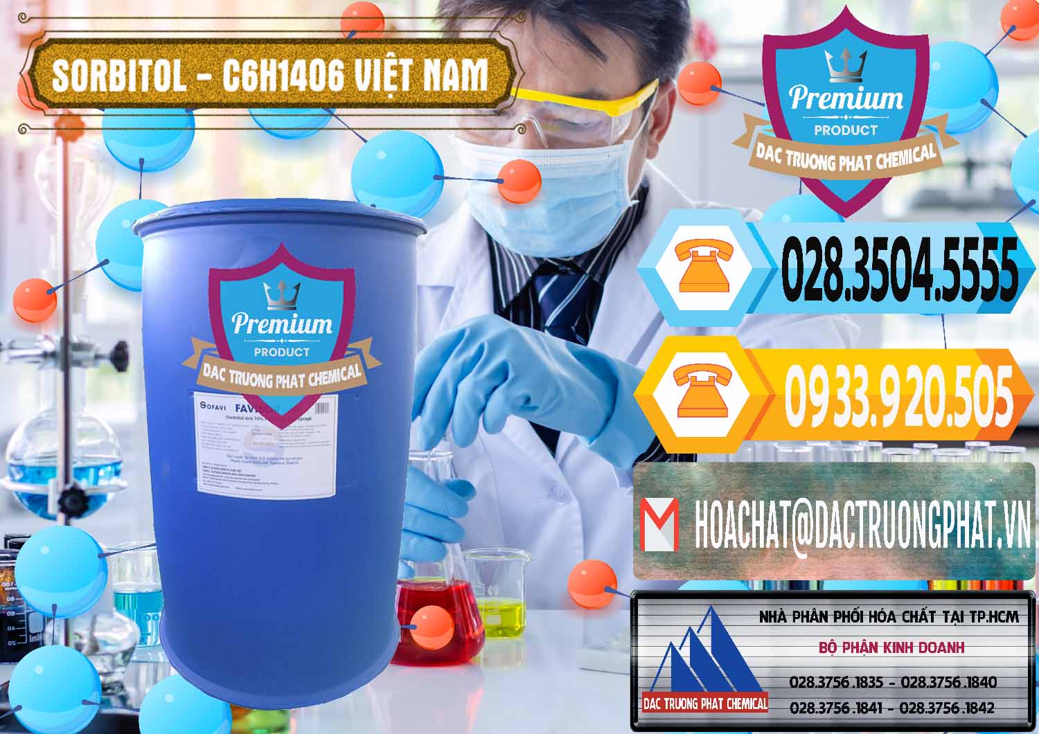 Công ty chuyên kinh doanh & bán Sorbitol - C6H14O6 Lỏng 70% Food Grade Việt Nam - 0438 - Nơi chuyên cung cấp & kinh doanh hóa chất tại TP.HCM - hoachattayrua.net