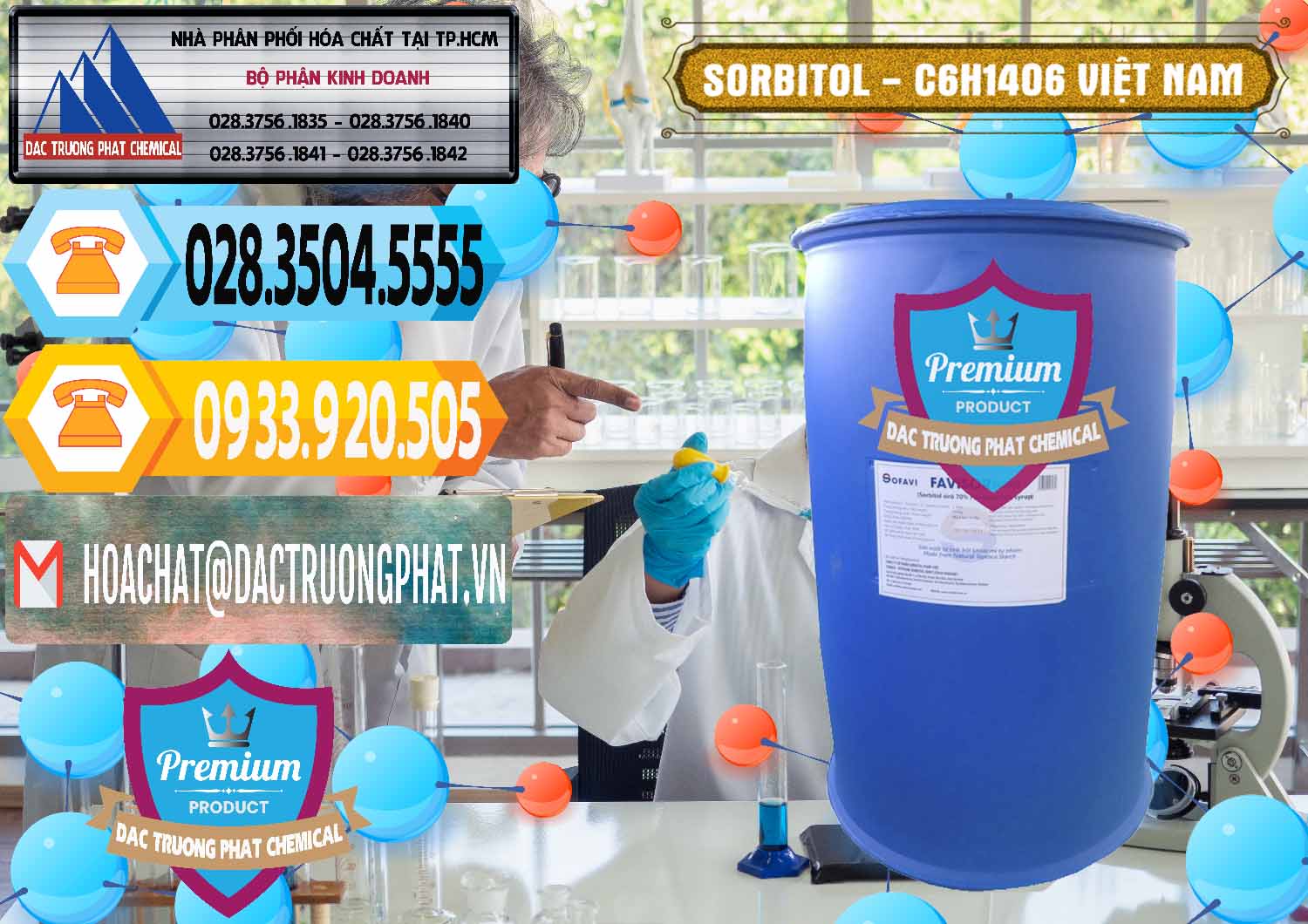 Nhà phân phối & bán Sorbitol - C6H14O6 Lỏng 70% Food Grade Việt Nam - 0438 - Cty chuyên cung ứng - bán hóa chất tại TP.HCM - hoachattayrua.net