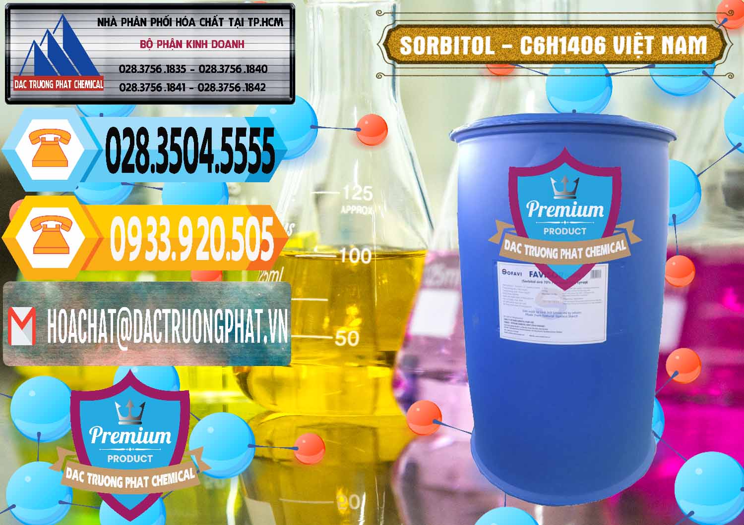 Cty chuyên kinh doanh & cung cấp Sorbitol - C6H14O6 Lỏng 70% Food Grade Việt Nam - 0438 - Cty cung cấp _ bán hóa chất tại TP.HCM - hoachattayrua.net